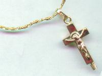 Gold Cross for Charles Matthew Flores.