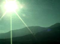 Sunset on trip return trip