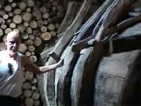Huge wine barrel in Varlaam