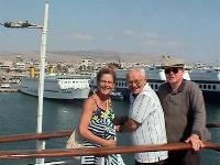 Waiting for casting off - Terese, Karl and Paul