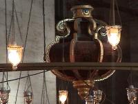 Medalion in the chandelier