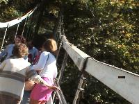 Bridge over the river Pinios to a park where we celebrated Mass.
