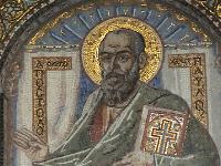 Mosaic of historical depiction of St. Paul